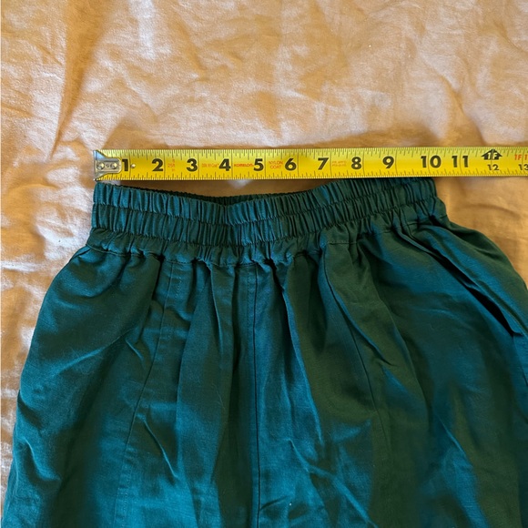 Tradlands Paloma Linen Pants in Emerald - Picture 4 of 12